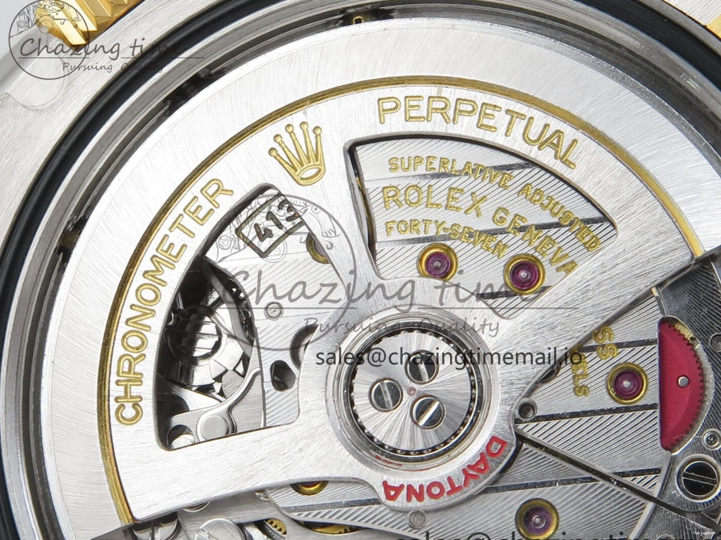 on Dial YG SS YG Edition Diamonds Bracelet THBF 126503 Black 1:1 Best SH4131 Daytona 0509